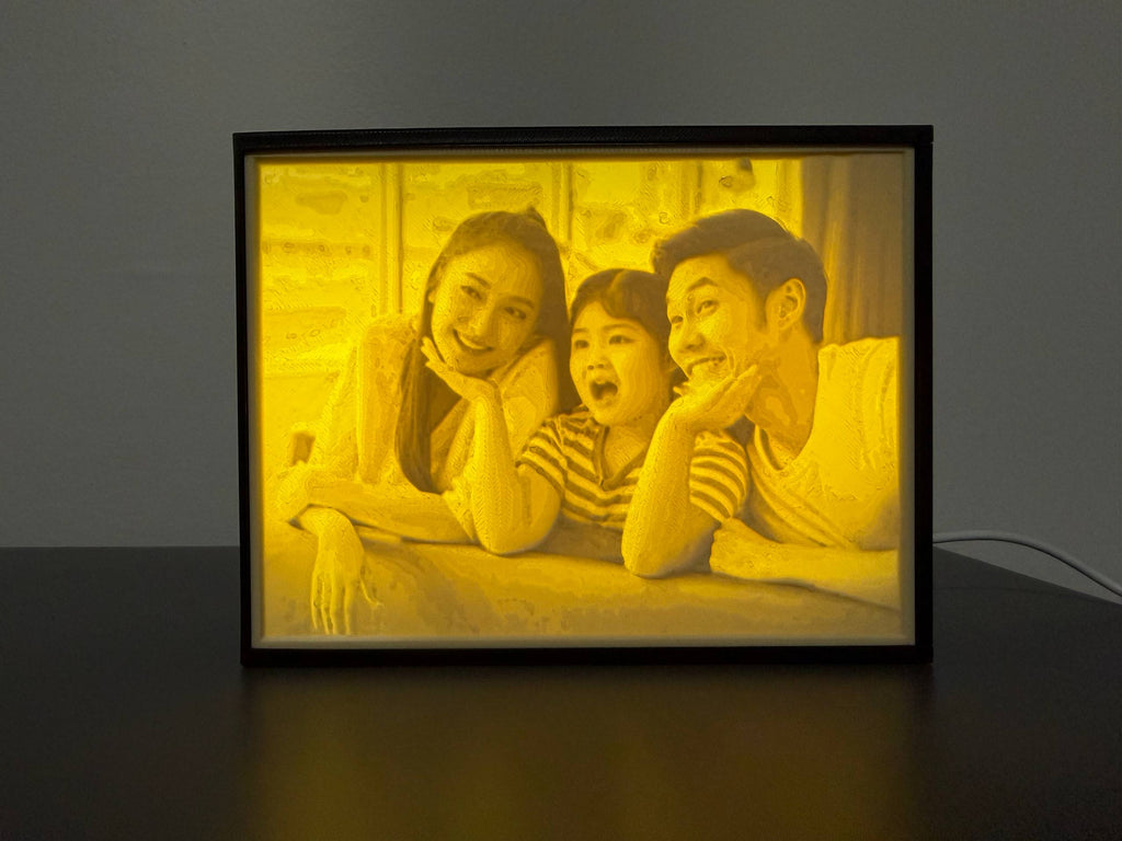 Vintage-Style Lithophane Light Box