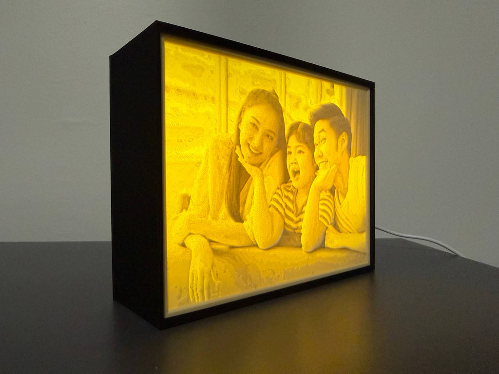 Vintage-Style Lithophane Light Box