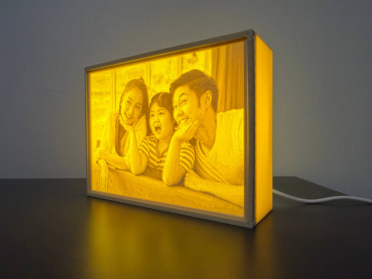 Vintage-Style Lithophane Light Box